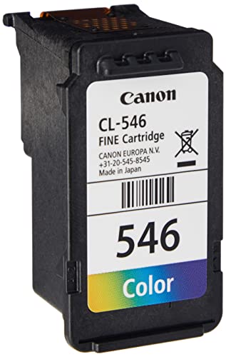 Canon CL-546 Cartucho tinta original Tricolor para Impresora de Inyeccion de tinta MG2150-2155-2250-2255-3150/55-3250/55-3550-3650-3650S-4150-4250-MX375-395-435-455-475-515-525-535S-TS5150-5151