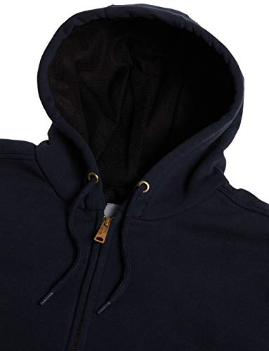 Carhartt Rutland Thermal-Lined Zip-Front Sweatshirt Sudadera, Azul (New Navy), XL Regular para Hombre
