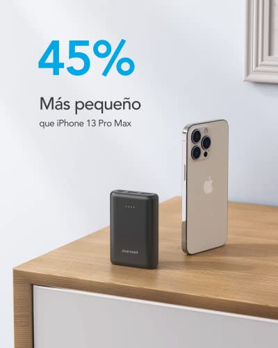 Charmast Mini Power Bank 10400mAh Cargador Portátil Batería Externa Carga Rápida[18W PD/USB Type-C] Batería Portátil QC3.0 con 2 Entradas&3 Salidas Compatible con Smartphones, Tablets y más