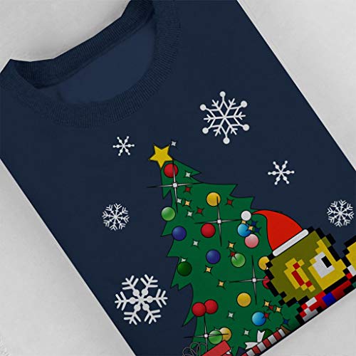 Cloud City 7 Alex Kidd Around The Christmas Tree Men's Sweatshirt