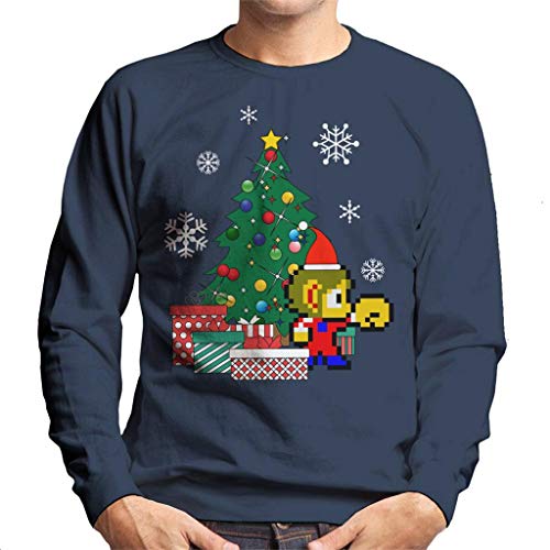 Cloud City 7 Alex Kidd Around The Christmas Tree Men's Sweatshirt