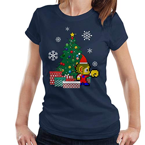 Cloud City 7 Alex Kidd Around The Christmas Tree Women's T-Shirt