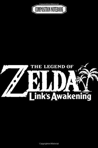 Composition Notebook: Link's awakening logo in white consoles super lanyard gameboy handheld nintendo Journal Notebook Blank Lined Ruled 6x9 100 Pages