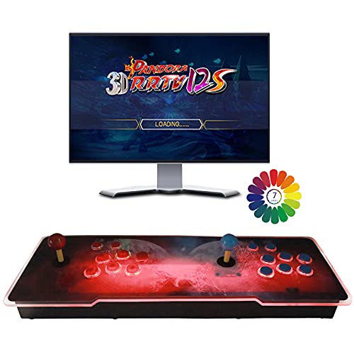 Consola de Juegos Retro Arcade 3D Pandora Multijugador Home Arcade Game Console, con 8000 Juegos, Agregar más Juegos HDMI/VGA/USB para PC/Ordenador portátil/TV