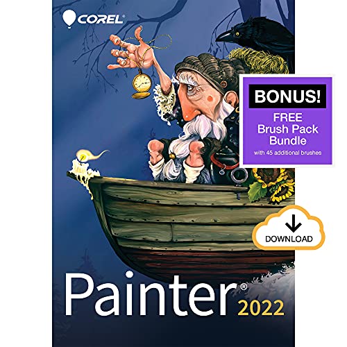 Corel Painter 2022 | Digital Painting Software | Illustration, Concept, Photo, and Fine Art | Full Win | 1 Dispositivo | Código de activación PC enviado por email