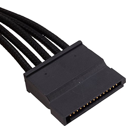 CORSAIR CP-8920202 Interno Negro Cable DE TRANSMISIÓN CORSAIR CP-8920202, Derecho, Derecho, Negro, RMI, RMX, SF