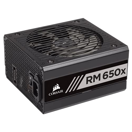 Corsair RMx Series RM650x 80 PLUS Gold, Fuente De Alimentación Atx Totalmente Modular, SATA, 650 W, Negro