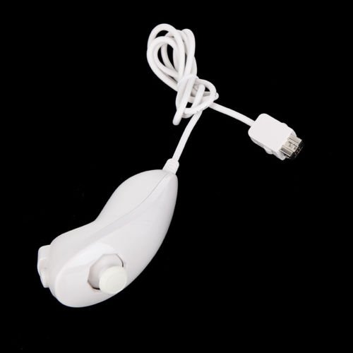 DBPOWER Mando Wii con Regulador de Nunchuk para Nintendo Wii / Wii U, Blanco