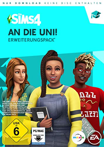 DIE SIMS 4 An die Uni Expansion Pack 8 - PC - [Code in a box - enthält keine CD] [Importación alemana]