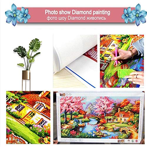 DIY Diamond Painting Kit Completo,Cuadros Diamantes 5D,pintura diamante,Punto de Cruz Diamantes,Rhinestone lienzo Arte para sala de estar Decoración de pared Ajedrez de gatos (50x70cm,20 * 28inch)