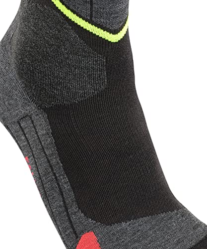 Falke calcetines de running hombre SC 1 para hombre, otoño/invierno, hombre, color Negro - negro, gris, tamaño 44 - 45