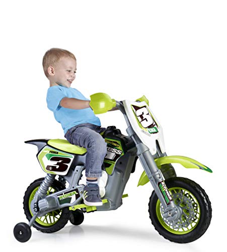 FEBER Rider Cross 6V - Moto eléctrica para niños y niñas de 3 a 7 años (Famosa 800012223)