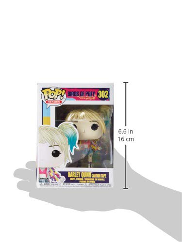 Funko Pop Heroes: Birds of Prey- Harley Quinn (Caution Tape), Multicolour, Estándar