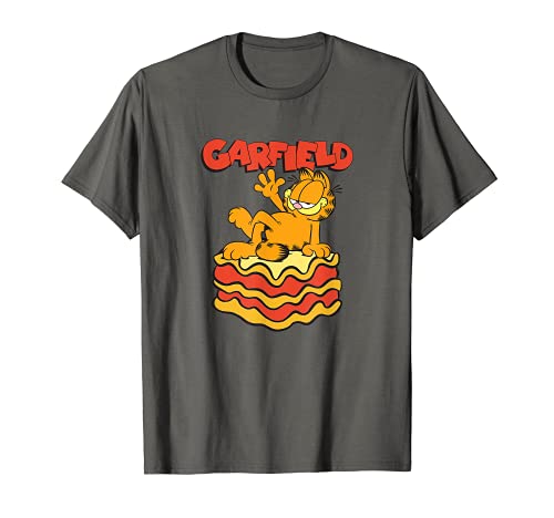 Garfield Lasagna Slice Garfield Pose Camiseta