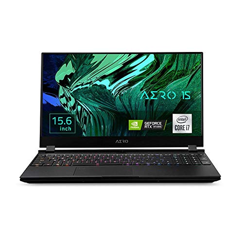 Gigabyte AERO 15 OLED KC-8ES5130SP - Ordenador portatil de 15.6" UHD 4K ( Intel Core i7-10870H, 16GB RAM, 512GB SSD, Nvidia RTX3060GB-6GB, Windows 10 Pro) Negro - Teclado QWERTY Español