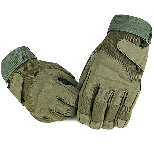 Gosear al Aire Libre, al Aire Libre de conducciónProducto Exterior Airsoft Caza Ciclismo Moto conducción táctica Mano Guantes ejército Verde