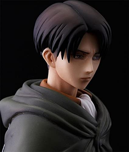 Gtrjin Anime Attack On Titan Levi Rivaille Levi Ackerman PVC Figura De Acción Figura Coleccionable Modelo Juguetes Muñeca Regalo 24Cm