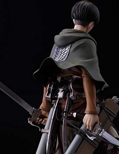 Gtrjin Anime Attack On Titan Levi Rivaille Levi Ackerman PVC Figura De Acción Figura Coleccionable Modelo Juguetes Muñeca Regalo 24Cm