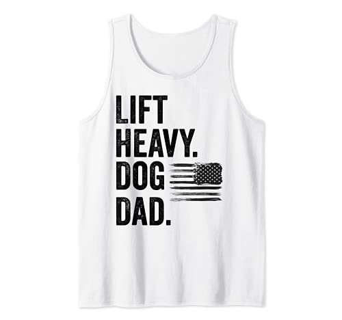 Hombre Lift Heavy Dog Dad Gimnasio Levantadores de pesas Fitness Strongman Camiseta sin Mangas
