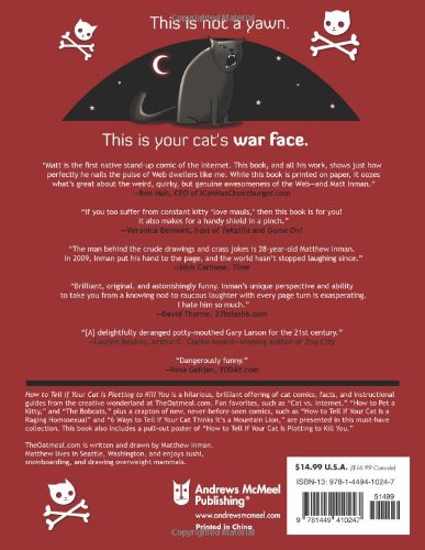 How to Tell If Your Cat Is Plotting to Kill You: 2 (The Oatmeal)