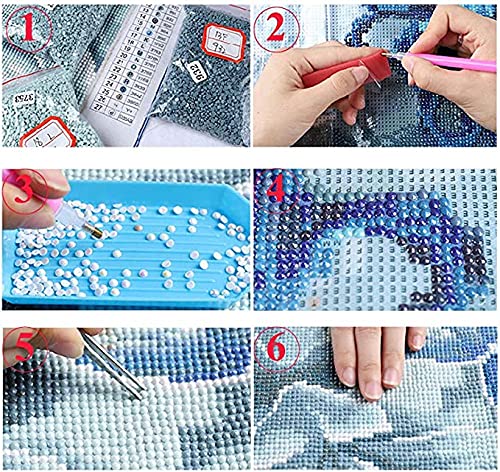 ifoto DIY 5D Diamante Pintura por Número Kit Rhinestone Bordado De Punto De Cruz Artes Manualidades Lienzo Pared Decoración(30X40Cm)-Ajedrez Árbol Dorado