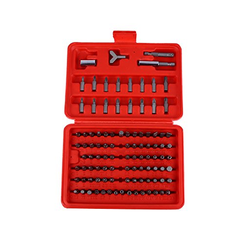 Juego de Brocas, 95 Puntas de Destornillador Surtidas Juego de Puntas de Destornillador 100 Piezas Fácil de Usar Amplia Gama de Aplicaciones para Reparar Electrodomésticos de Automóviles