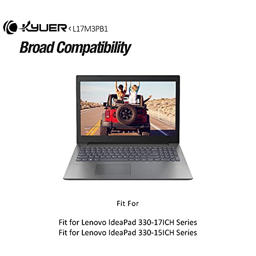 K KYUER 45Wh L17M3PB1 L17D3PB0 L17C3PB0 Batería para Lenovo IdeaPad 330-15ICH 330-17ICH 81FK006WSP 81FK003XMH 81FK0035PH 81FK0034PH 81FK0057MJ 81FK0050MH 81FK00GPPB 81FL008JPB 81FL0072MH 81FL005LPB