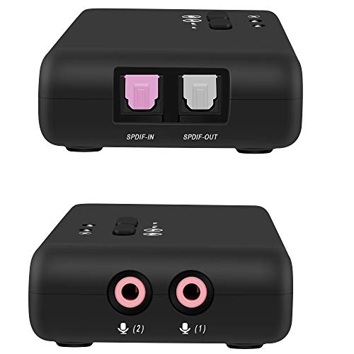 LEAGY Tarjeta de sonido externa USB 7.1, 8 canales, Caja sonido USB 7.1 canales,Hasta 8 altavoces, Sonido envolvente 3D dinámico,Grabación reproducción simultáneas,Equipo audio analógico digital