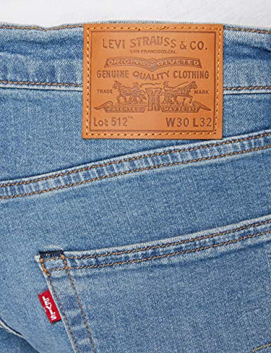 Levi's 512 Slim Taper Jeans Vaqueros, Pelican Rust, 36W / 34L para Hombre