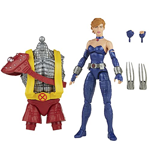 Marvel Hasbro Legends Series - Figura de Shadowcat de 15 cm - Diseño Premium, 4 Accesorios y 1 Pieza de Figura para armar