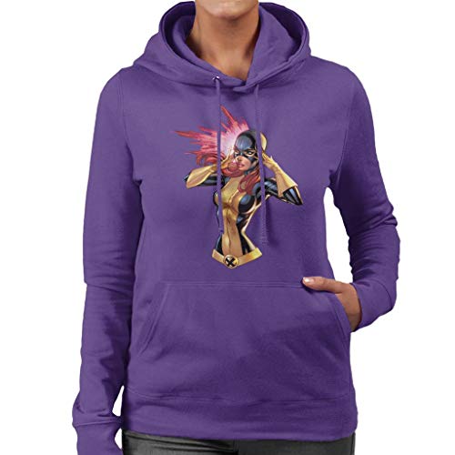 Marvel X-Men Kitty Pryde Using Powers Women's Hooded Sweatshirt