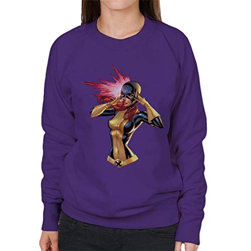 Marvel X-Men Kitty Pryde Using Powers Women's - Sudadera morado L