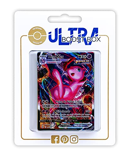 Mew VMAX (Mew VMAX) 269/264 Golpe Fusion Secreta Alternativo - Myboost X Epée et Bouclier 8 - Poing de Fusion - Box de 10 Cartas Pokémon Francés