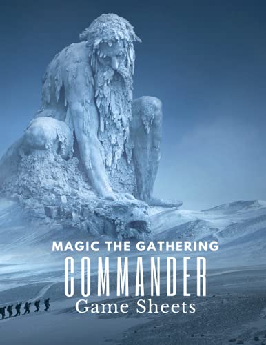 MTG Commander Game Sheets: Track 50 Commander Games/ EDH Games [Paperback 8.5" x 11"]