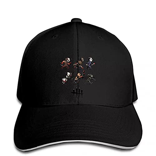 MWLSW Clásico Gorra de béisbol Hombre Juego Casual Hide and Seek Logo Estampado patrón Snapback Hat Pico Regalos Deportivos Aire Libre para Amantes Hip-Hop