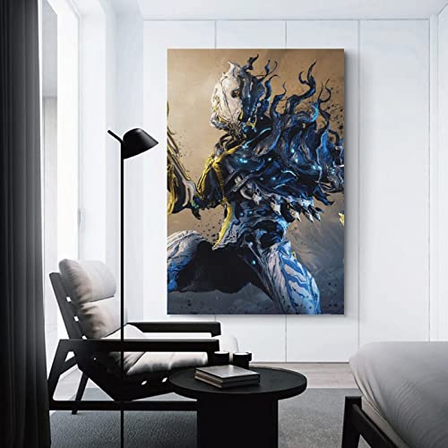 Nidus Prime Warframe Game Art Cool - Póster de lienzo y arte de pared (40 x 60 cm)