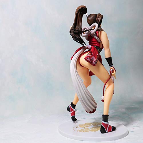 Nuevo Movible 23CM Anime KOF XIV The King Mai Shiranui Hobby JAPÓN Postura Pie Niña Hermosa Figuras Acción PVC Personaje Dibujos Animados Anime Modelo Coleccionable Estatua Figura Regalos Para Niños R