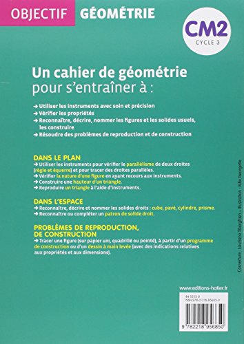 Objectif géométrie CM2 - Fichier de l'élève