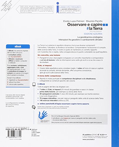 Osservare e capire #la Terra. La geodinamica endogena e Interazione tra geosfere e cambiamenti climatici. Ediz. azzurra. Per le Scuole superiori. Con e-book. Con espansione online