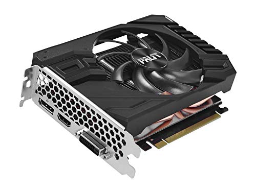 Palit NE6166T018J9-161F - Tarjeta gráfica (GeForce GTX 1660 Ti, 6 GB, GDDR6, 192 bit, PCI Express x16 3.0, 1 Ventilador(es))