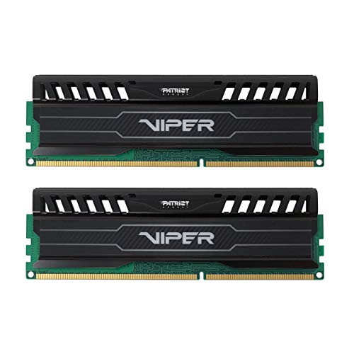 Patriot Memory Viper 3 Black Mamba DDR3 1866 16GB (2x8GB) C10 Kit Memoria de Juego XMP 1.3 Negro PV316G186C0K