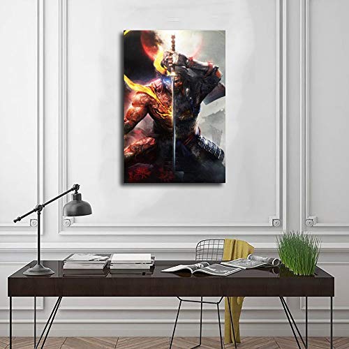 Póster de Game NIOH en lienzo para decoración de pared de 30 x 45 cm, estilo Unframe-1