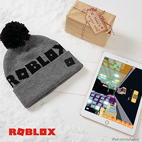 Roblox Gorro Niño Invierno, Gorros Niña, Merchandising Videojuegos, Sombrero Niño en Talla Unica, Accesorios, Regalos para Niños y Adolescentes