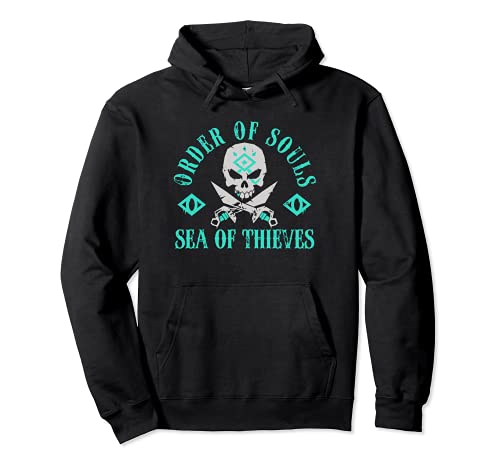 Sea of Thieves Order Of Souls Skull Crossed Swords Sudadera con Capucha