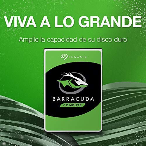 Seagate BarraCuda, 3 TB, Disco duro interno, HDD, 3,5", SATA 6 GB/s, 5400 RPM, caché de 256 MB para ordenador de sobremesa y PC (ST3000DM007)