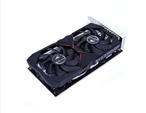 Shubiao GeForce GTX 1650 SUPER Gaming GT 4G 128-Bi HDMI/DP/DIS 4GB GDDR6 Soporte DirectX 12.1 OpenGL 4.5 Ventilador dual PCI Express 3.0 16X (GTX 1650 Gaming X 4G)