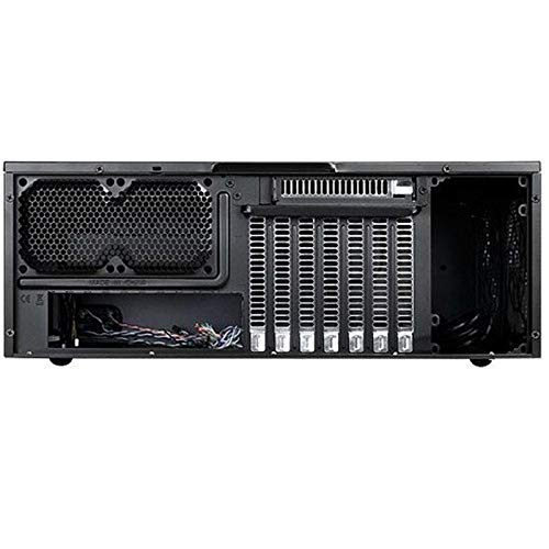 SilverStone SST-GD09B - Grandia HTPC ATX Carcasa de ordenador, Rendimiento silencioso con alto flujo de aire, negro