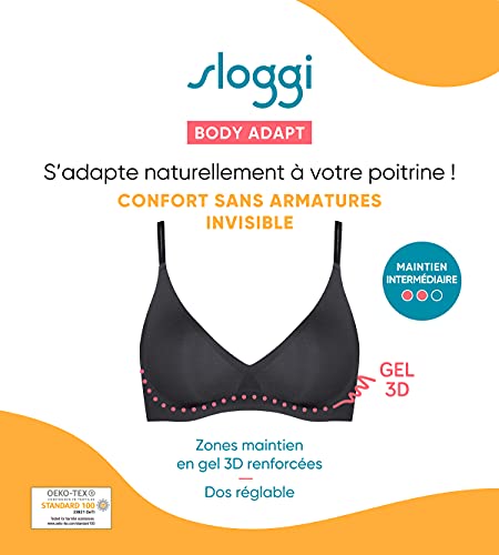 sloggi Body Adapt Soft Bra Sujetador, WHITE, M para Mujer