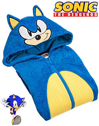 Sonic The Hedgehog Onesie niños niños Pijamas Todo en un PJS 4-5 años