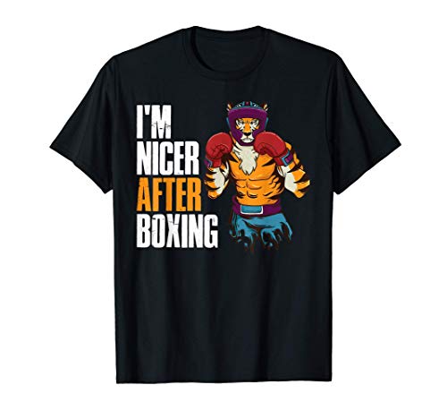 Soy más agradable después de boxear Boxeo Camiseta